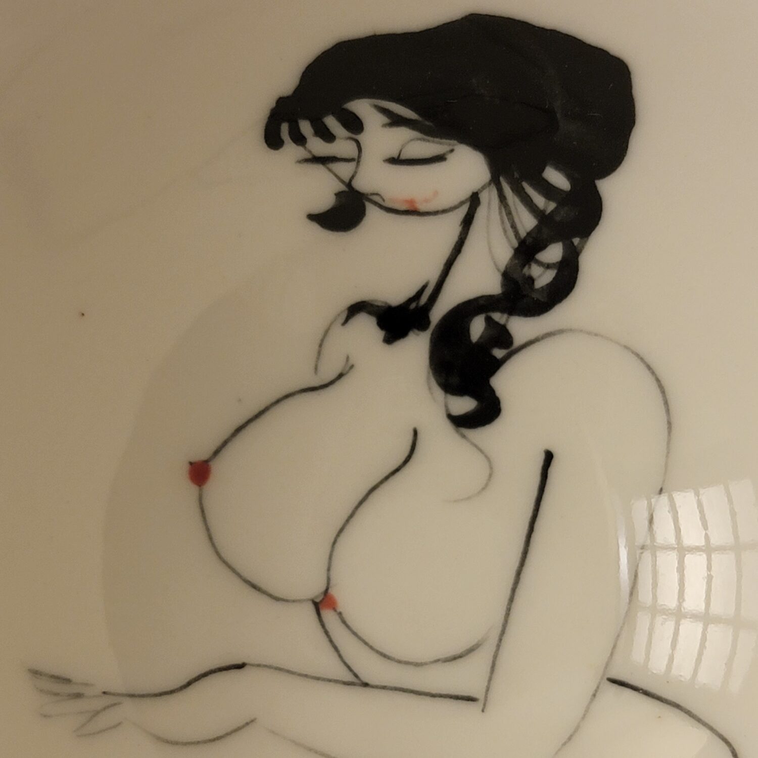 Bathing Beauty Cup B "秋飲黃花酒"